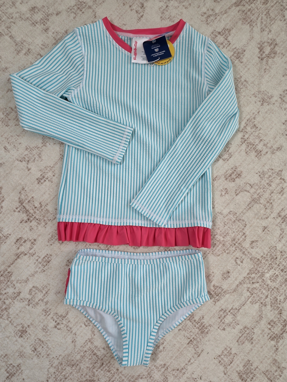 NWT Ruffle Butts Swim Sz 7